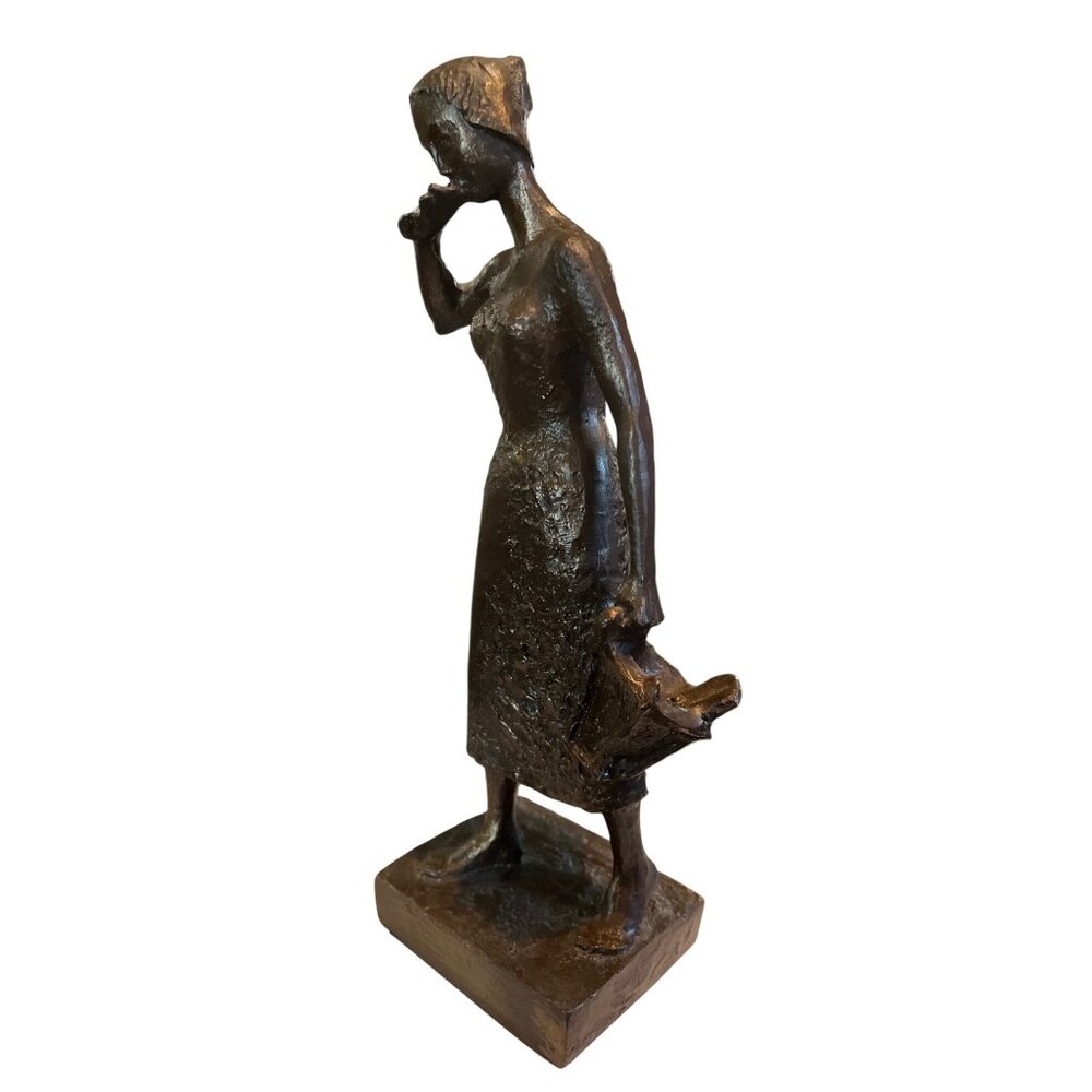 Mariken Van Nieumeghen Cast Resin Statue Vera Tummers-Van Hasselt Dutch Artist - Picture 5 of 5
